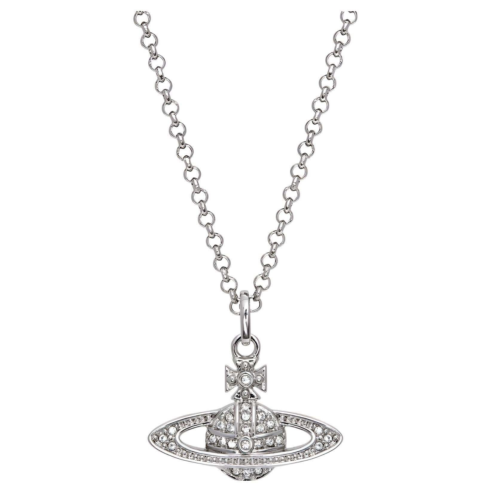 Vivienne Westwood Mini Bas Relief Pendant Silver