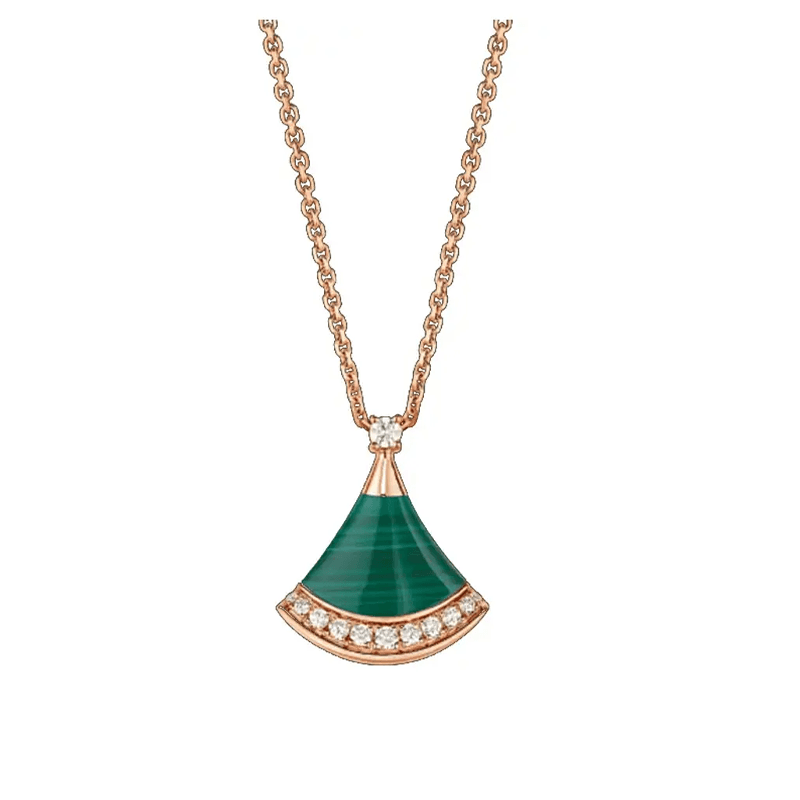 BVLGARI/宝格丽 BVLGARI Malachite Pendant Necklace