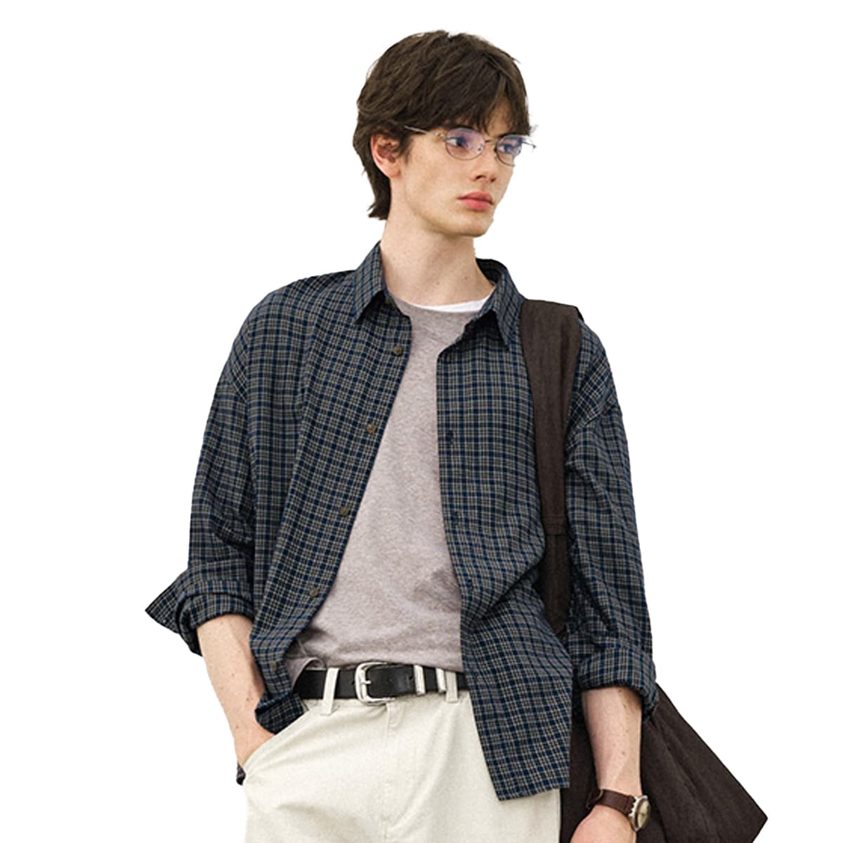 714STREET Plaid Shirt