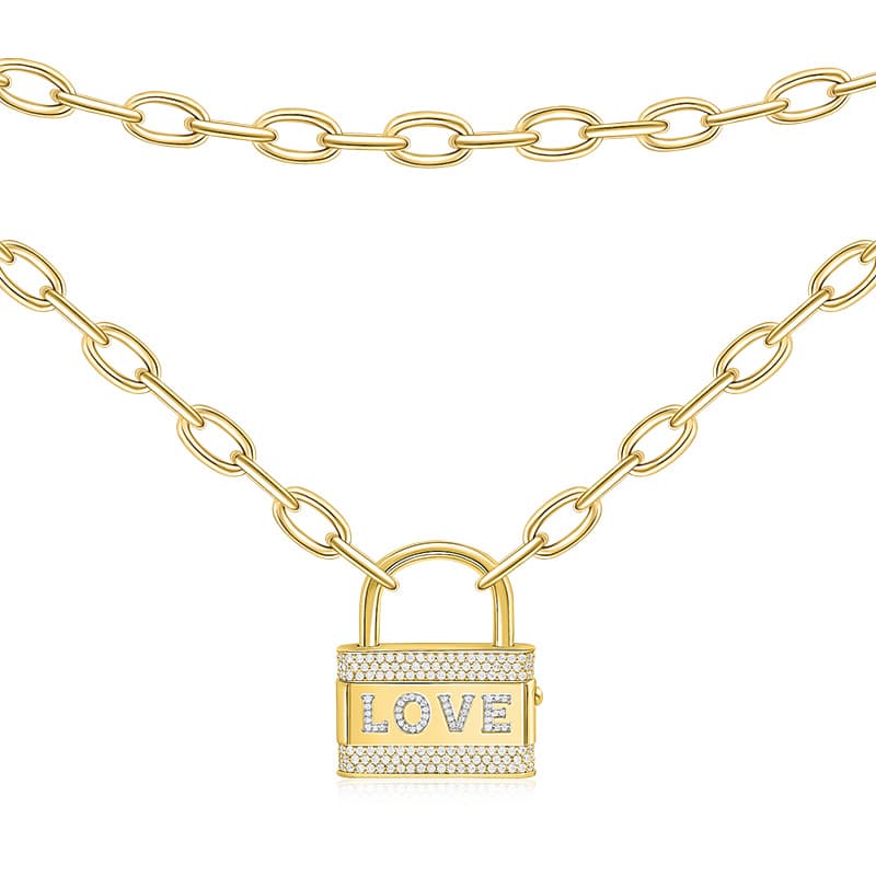 apm Monaco LOVE Pendant Necklace
