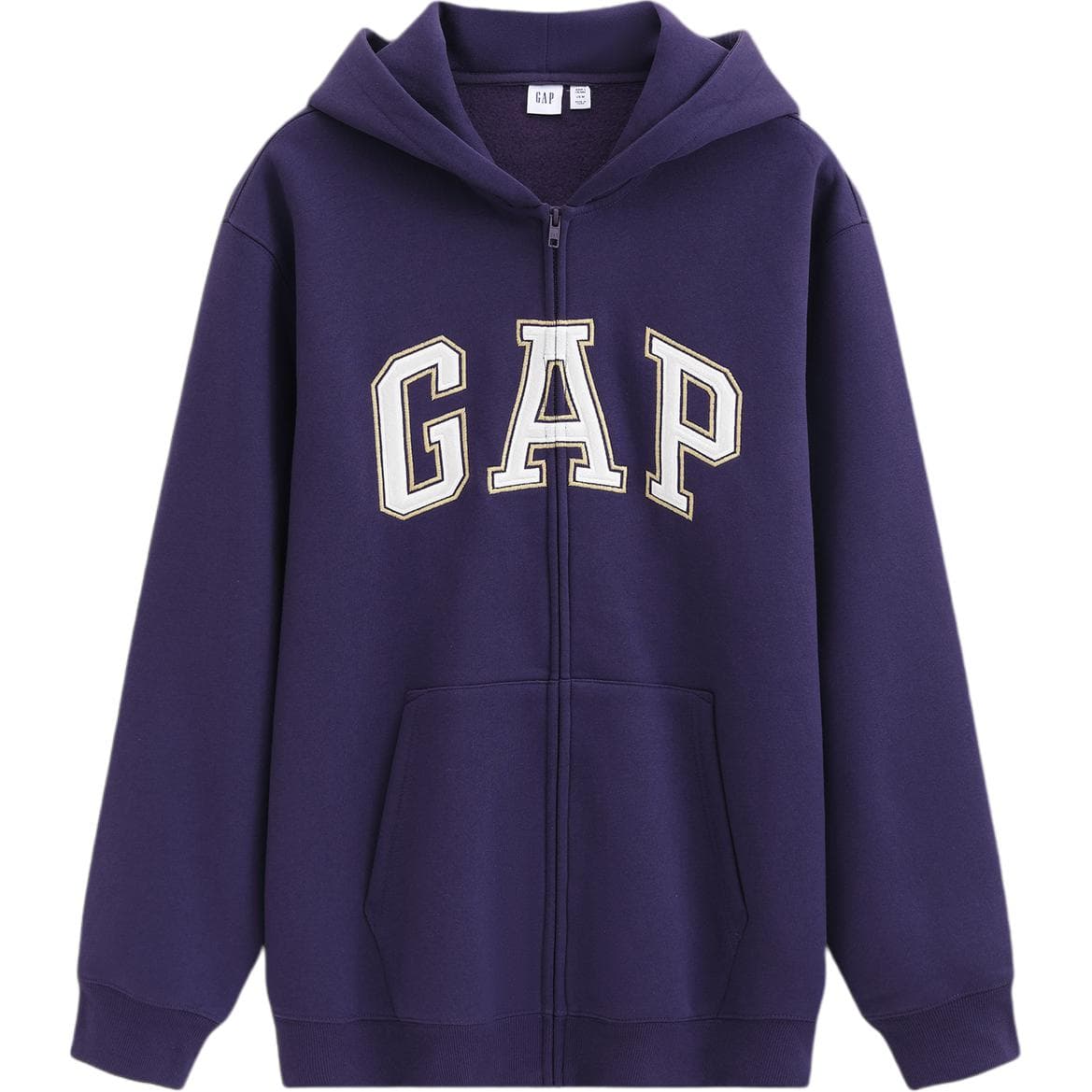 GAP Velvet Embroidered Logo Hoodie