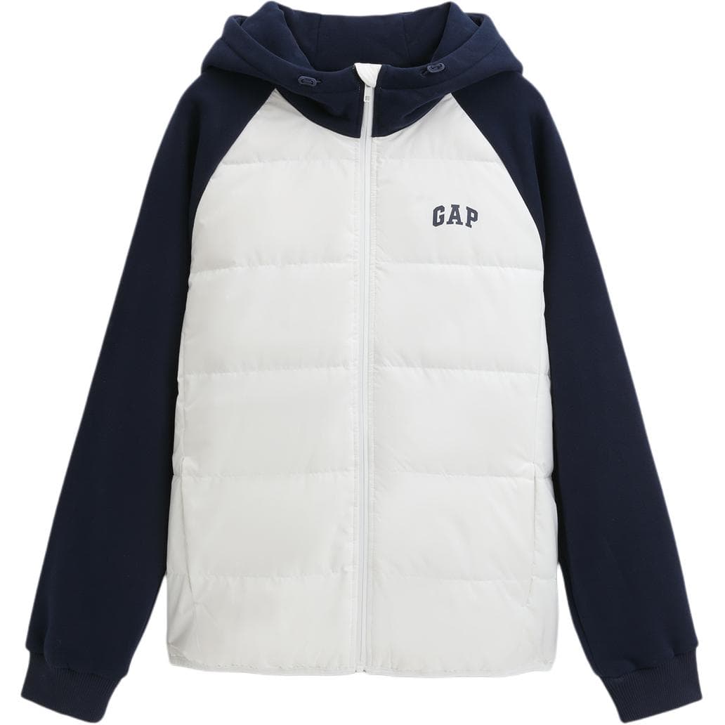 GAP Logo Colorblock Lightweight Down Hoodie