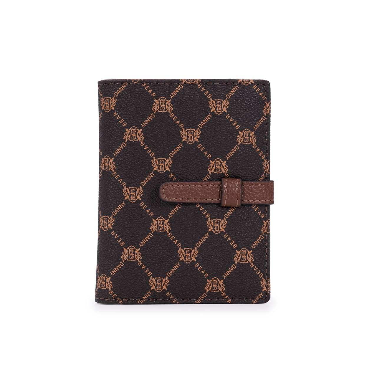 丹尼熊dannybear Dannybear Multi-Layer Wallet Coffee Plaid Bear