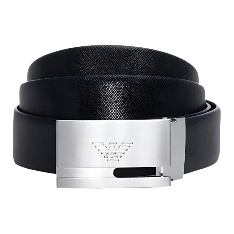 EMPORIO ARMANI/阿玛尼 Emporio Armani Reversible Belt Black