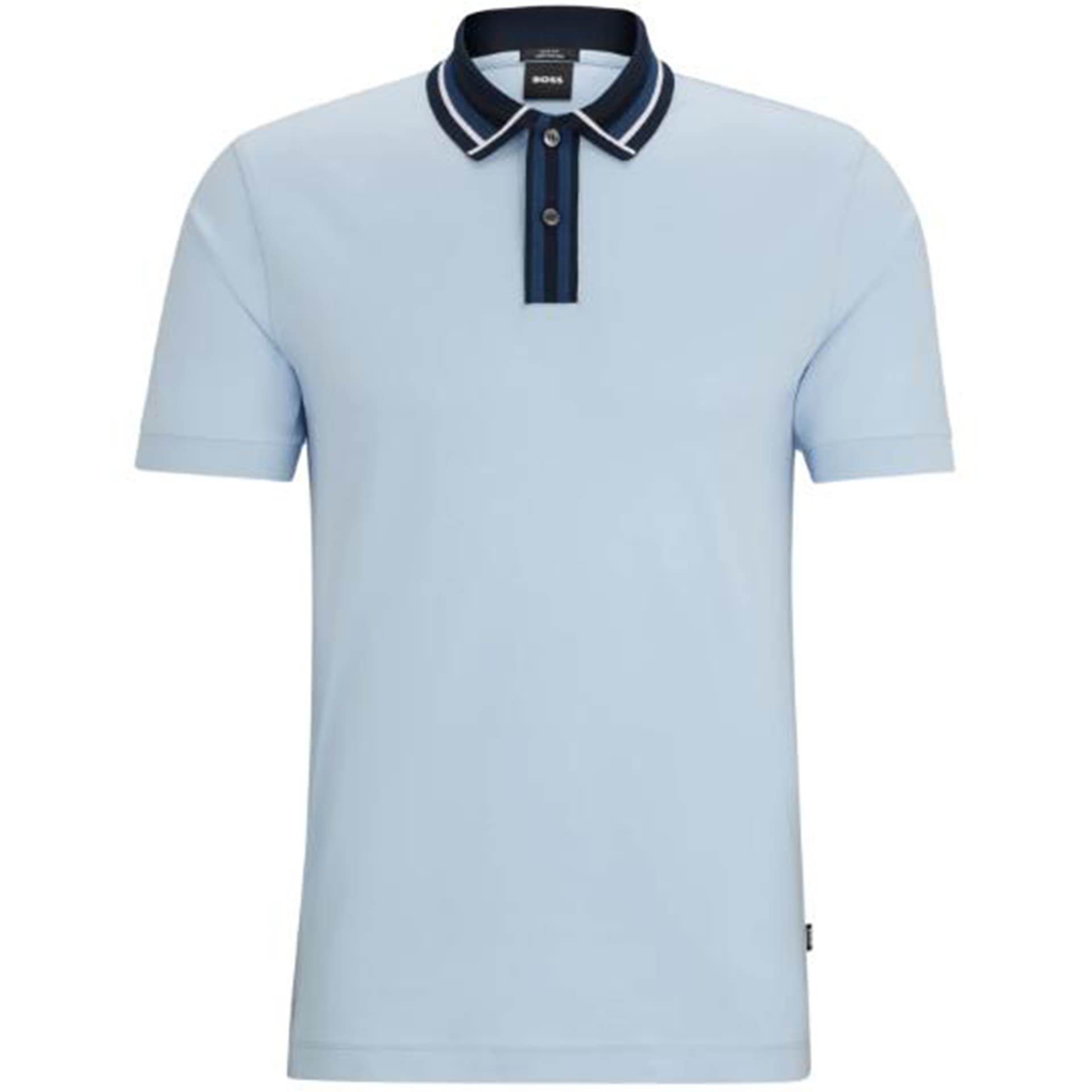 HUGO BOSS Mercerised-Cotton Slim-Fit Polo Shirt