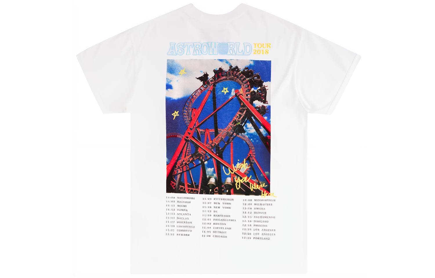 Travis Scott Cactus Jack Astroworld T-Shirt White