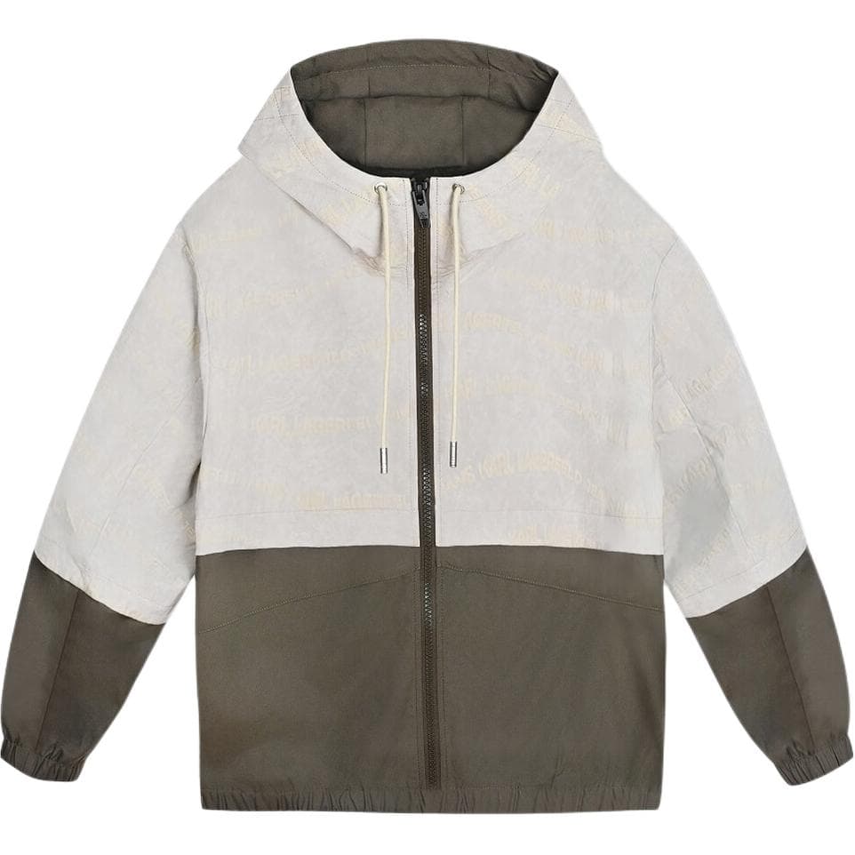 KARL LAGERFELD FW25 Long Sleeve Zip Cotton Jacket