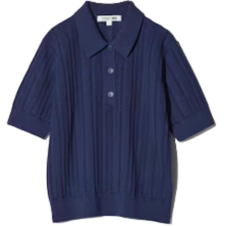UNIQLO/优衣库 UNIQLO x Comptoir des Cotonniers SS25 Blue Polo