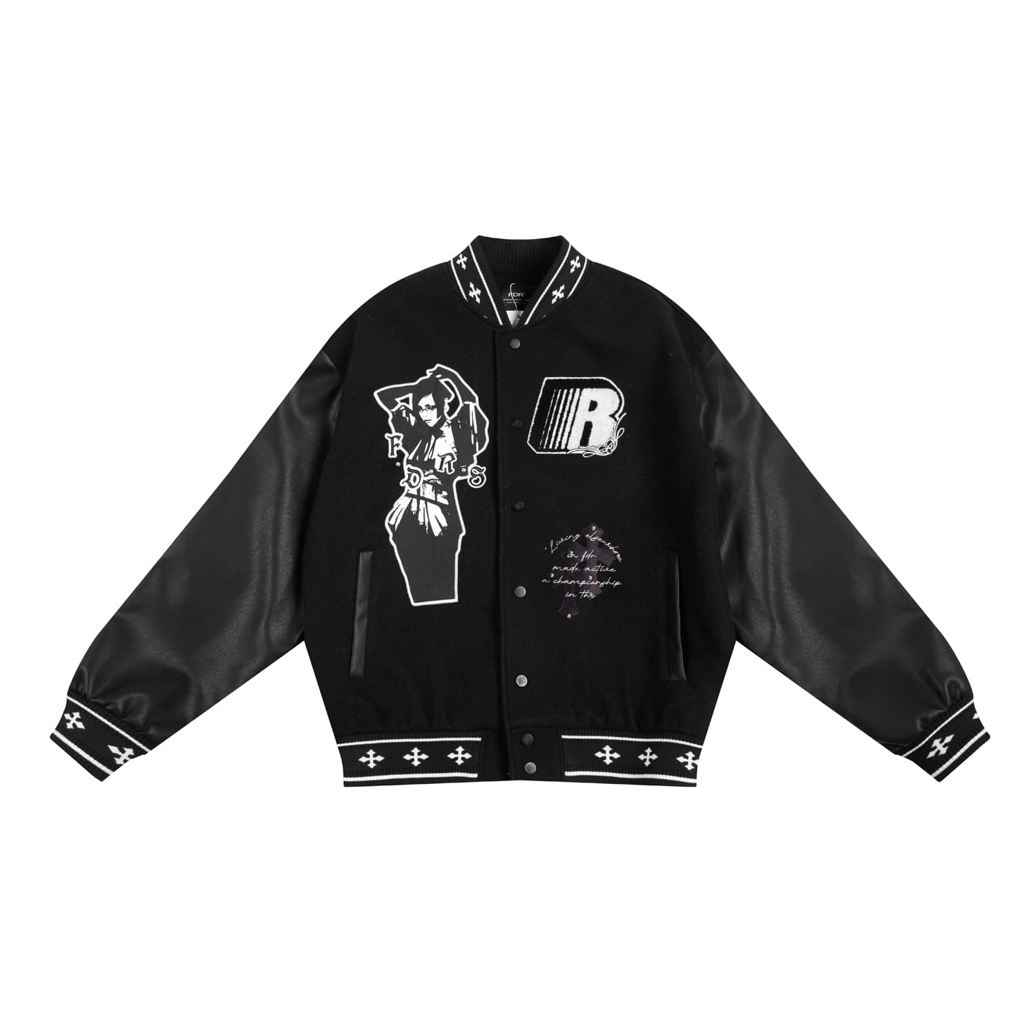 FDR Gothic Patchwork Leather Jacket