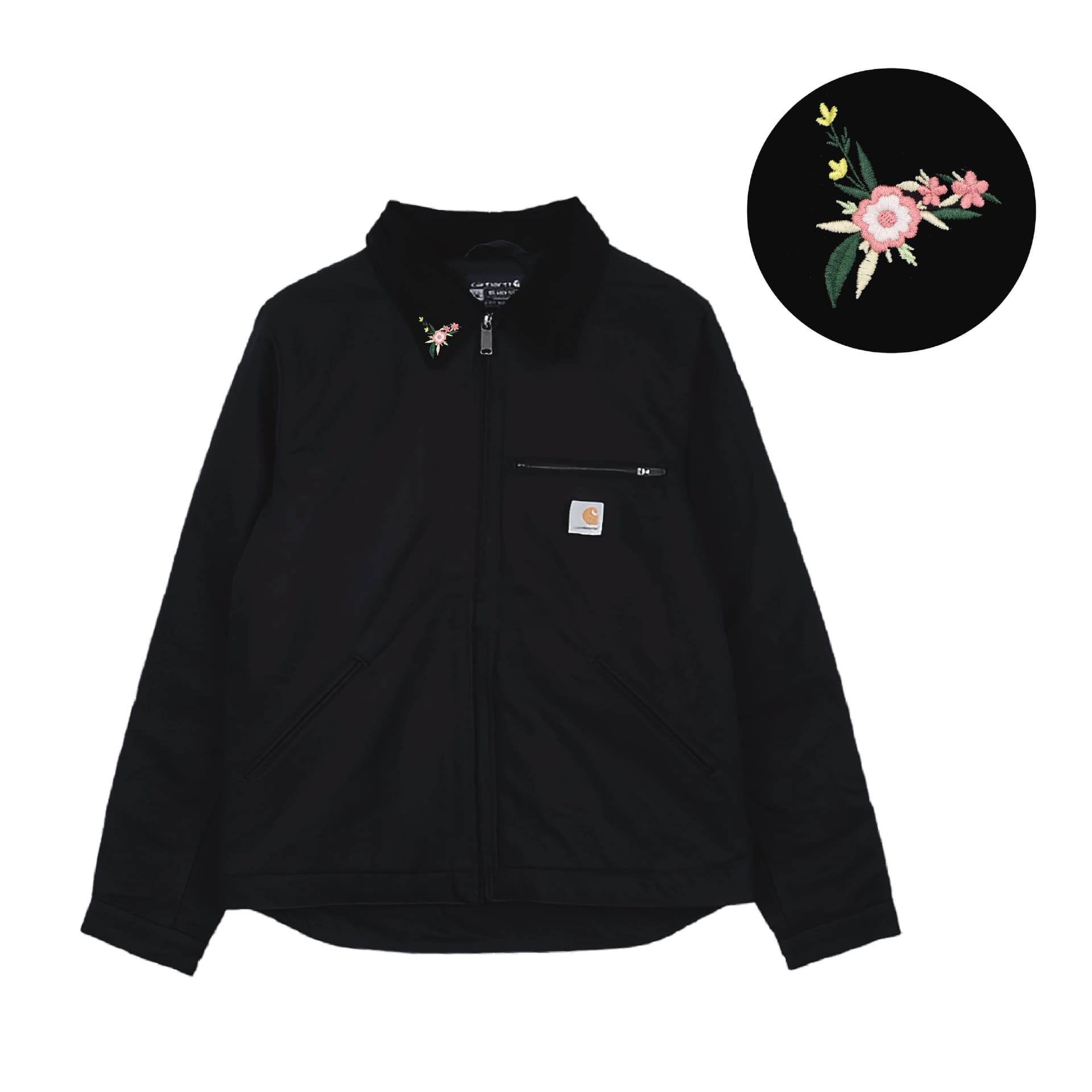 Carhartt Ink-Dyed Frost Embroidered Work Jacket