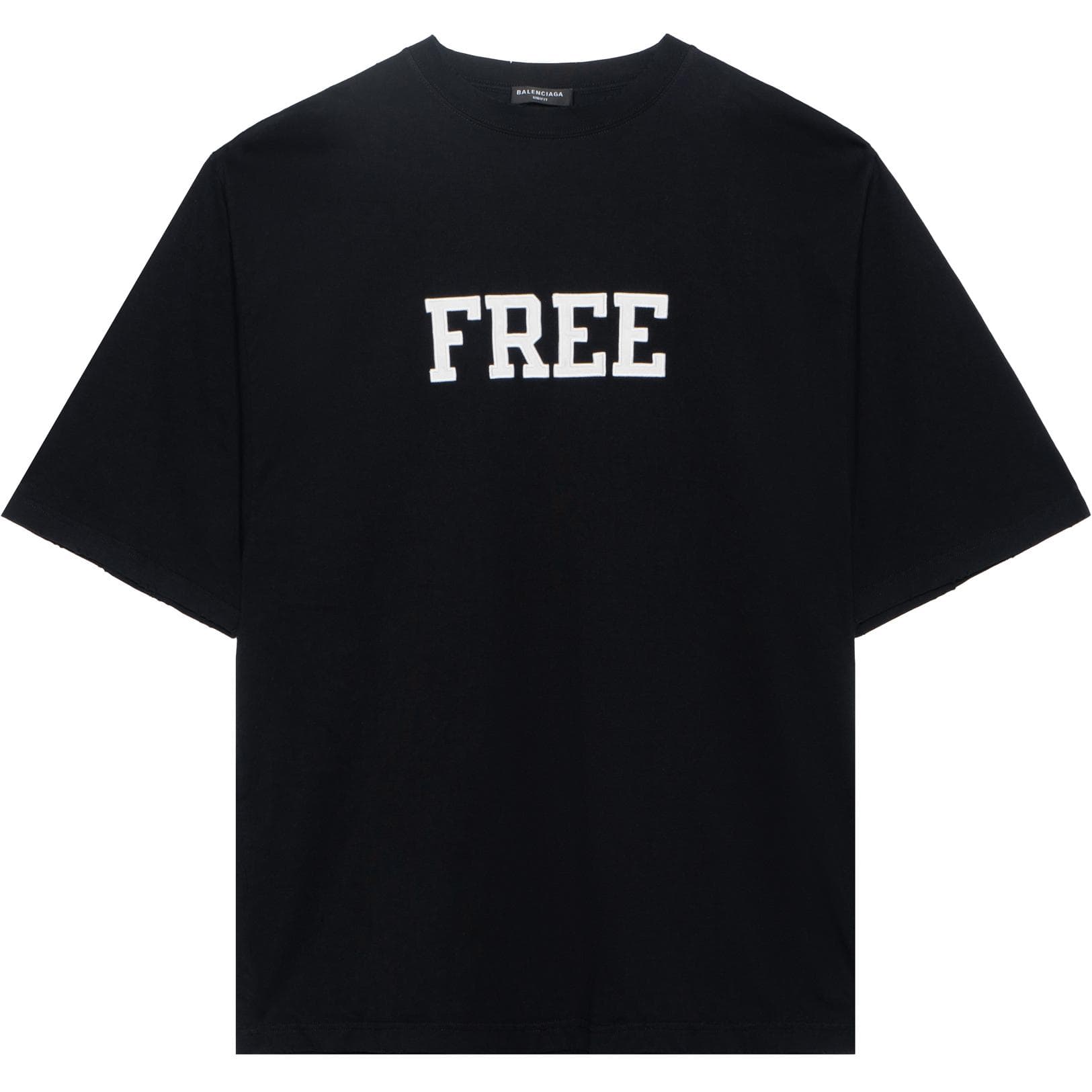 Balenciaga FW21 Free Classic T-Shirt Black