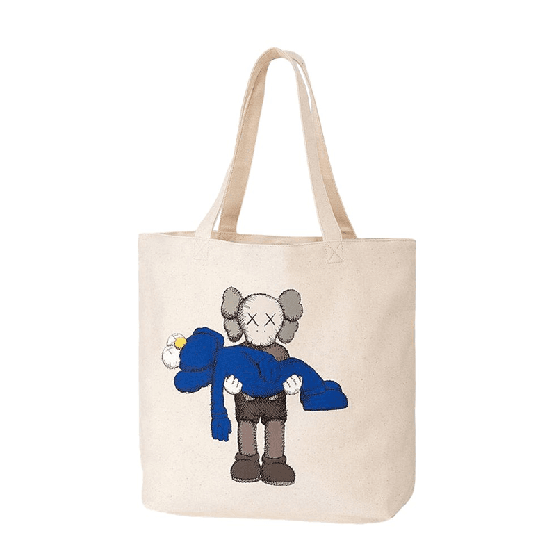 UNIQLO/优衣库 UNIQLO x Kaws Tote Bag Blue