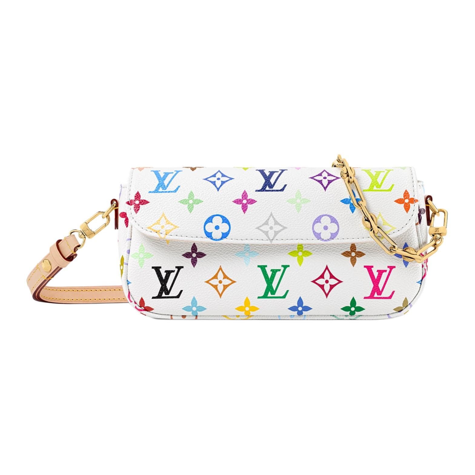 LOUIS VUITTON/路易威登 LOUIS VUITTON x Takashi Murakami WALLET ON CHAIN IVY