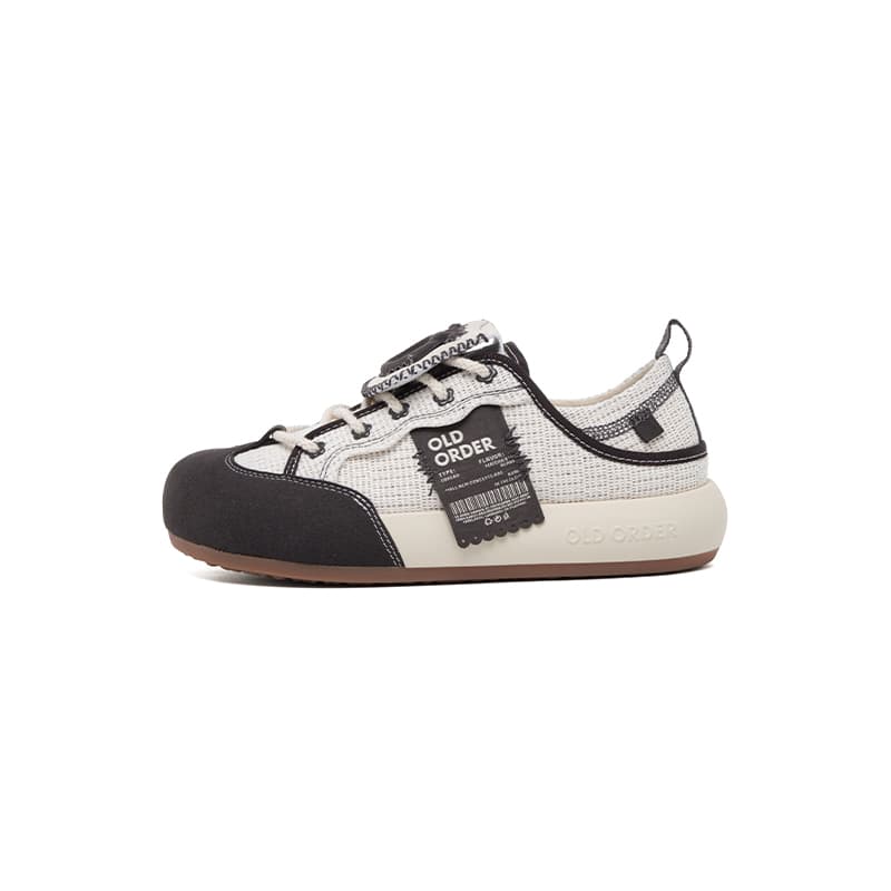 OLD ORDER Low Top Sneakers Black White