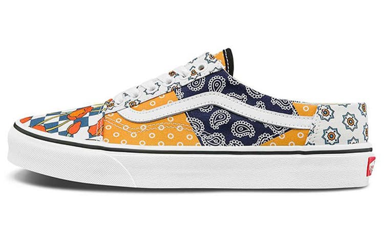 Vans Old Skool Mule Blue Yellow