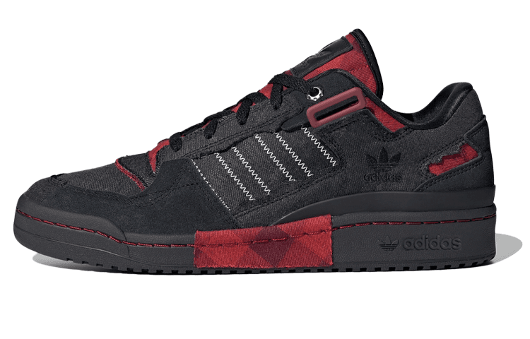adidas originals adidas Forum Exhibit Low Black Red