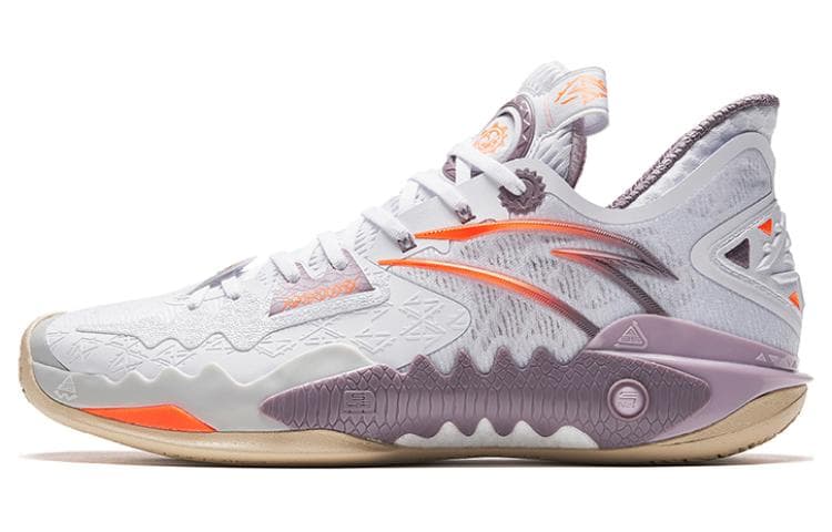 安踏 Anta Crazy Tide 5 White Grey Orange