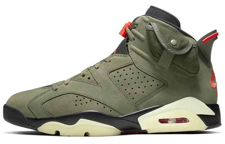 Travis Scott x Air Jordan 6 "Medium Olive"