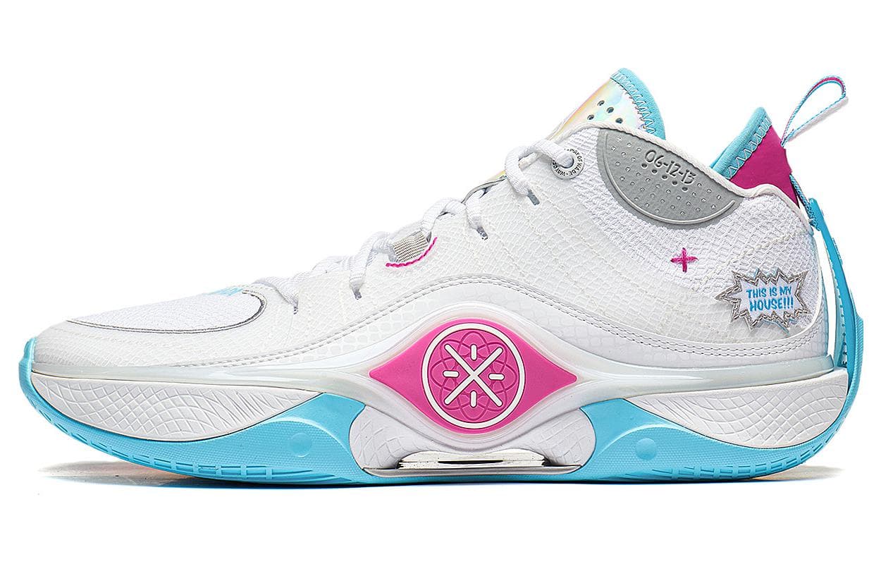 李宁 LiNing Wade Phantom 5 White Pink