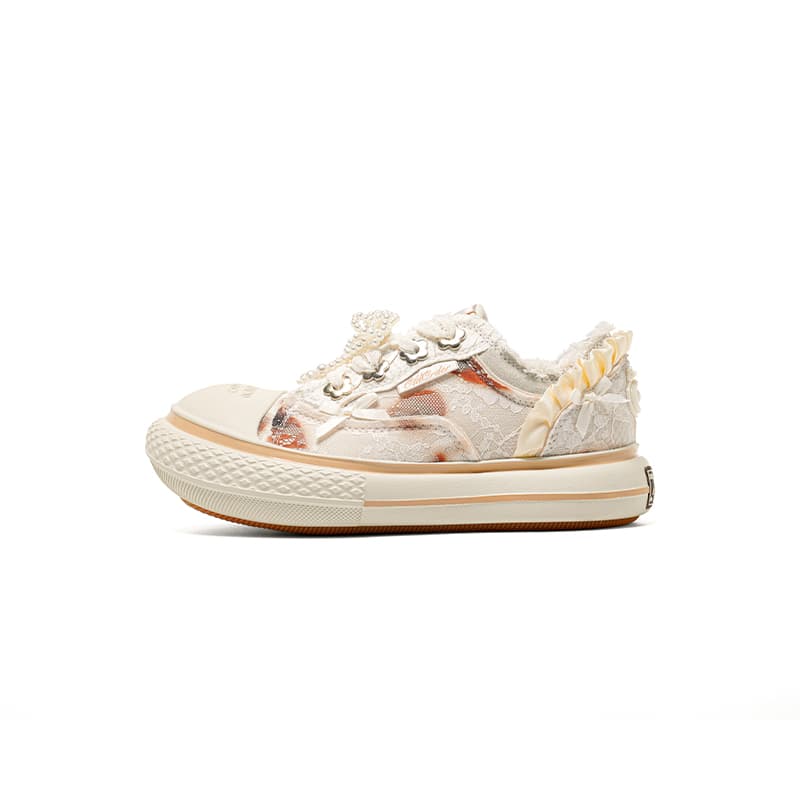 OLD ORDER Canvas Sneakers White