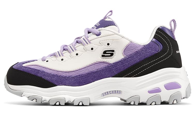 Skechers/斯凯奇 Skechers D'LITES 1.0 White Purple