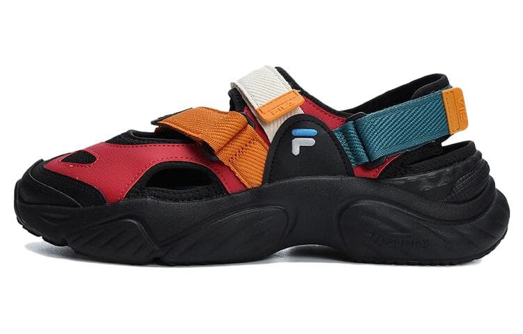 FILA FUSION FILA Conch Sandal Black Orange