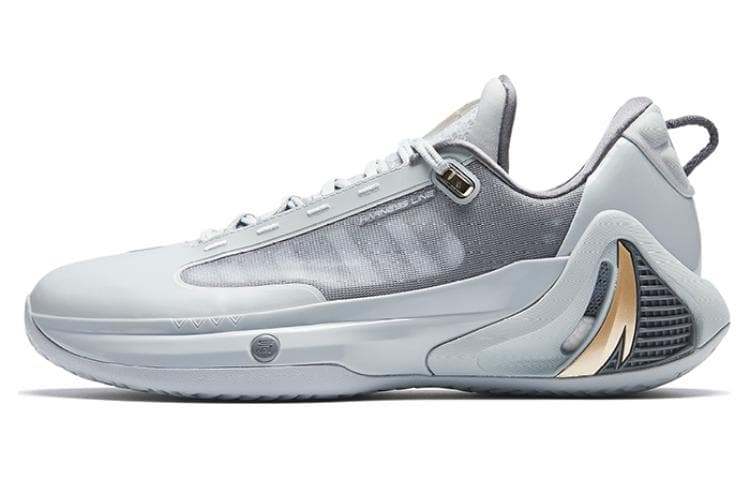 安踏 Anta GH4 Low Basketball Shoes Moon Shadow Grey