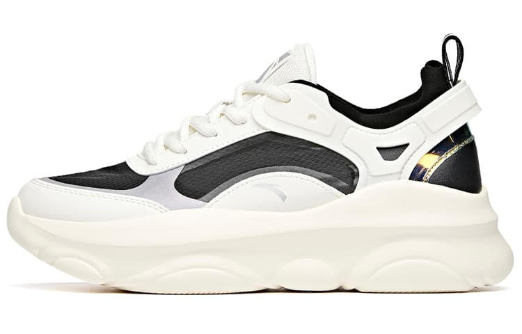 安踏 Anta Running Shoes Black White Grey