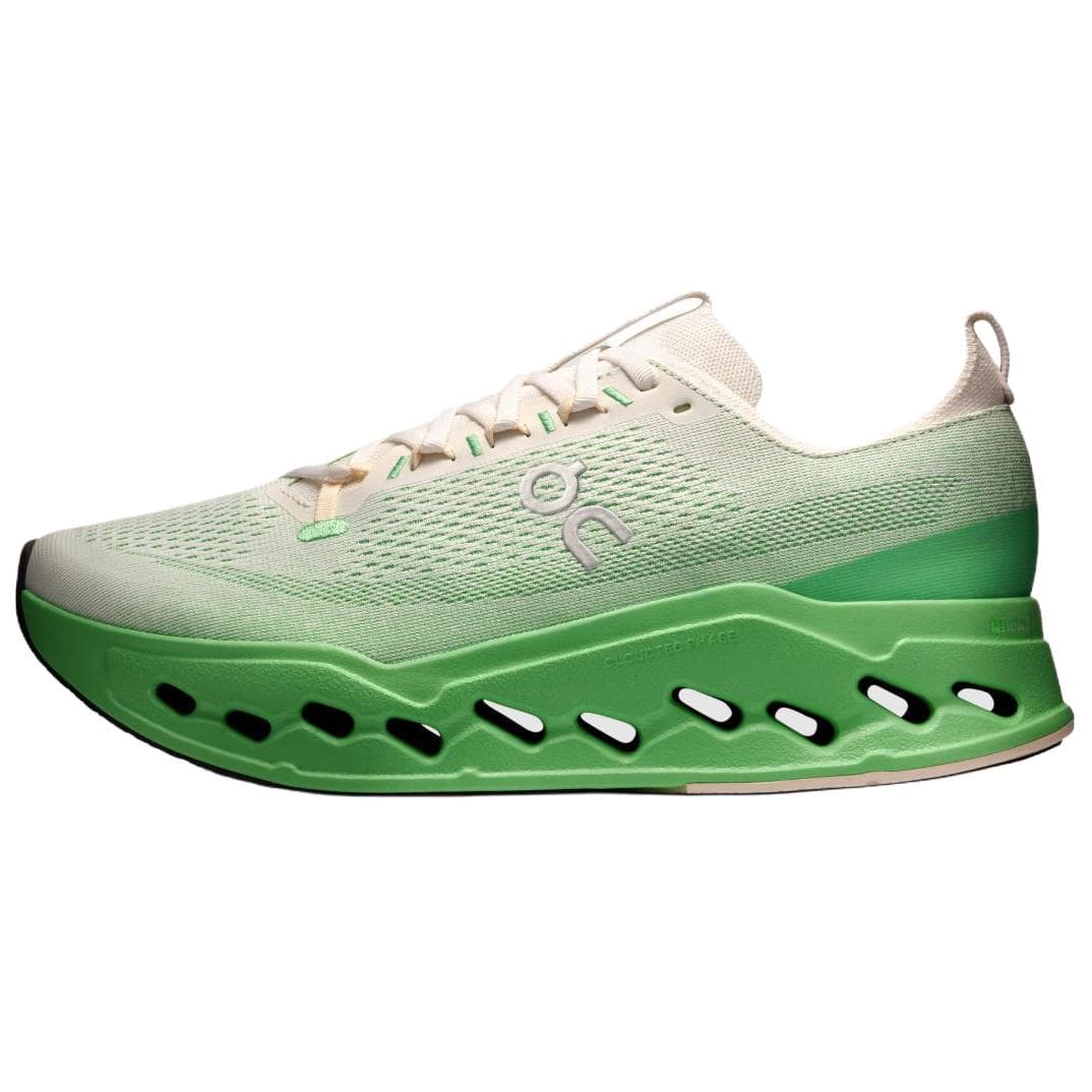 On昂跑 On Cloudsurfer Max White Green