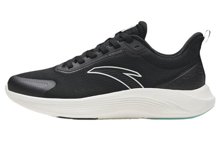 安踏 Anta Running Shoes Low Cut Black White