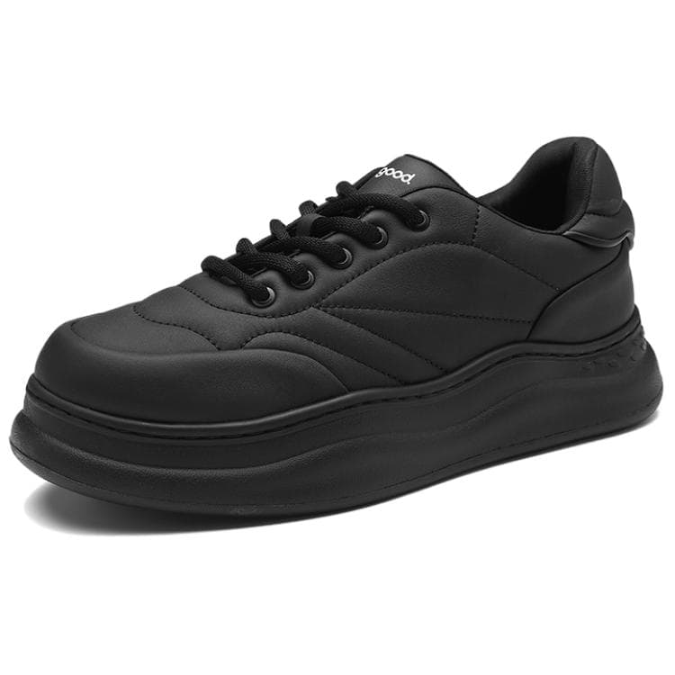 海澜之家 HLA HLA Synthetic Leather Platform Sneakers