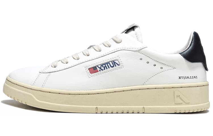 Autry Fashion Lace-Up Sneakers White Black