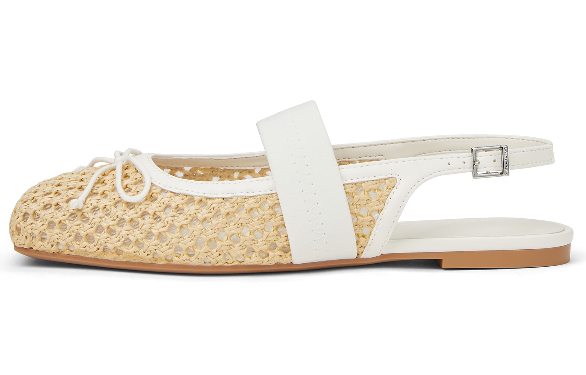 CHARLES&KEITH Charles & Keith Ballet Flats Beige/Black
