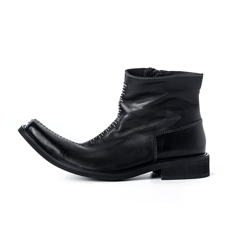 幻象者 Huànxiàngzhě Black Ankle Boots
