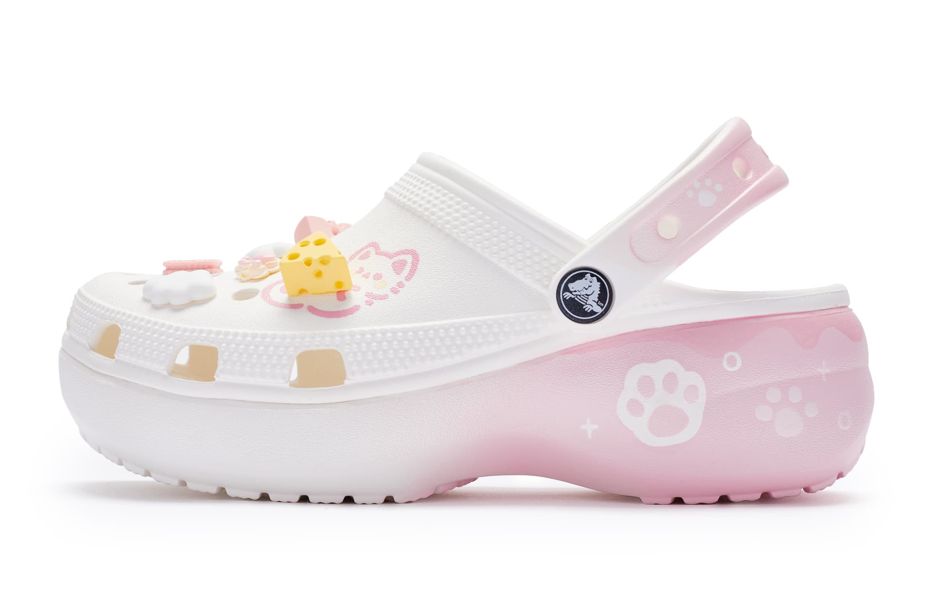 Crocs Classic Clog White Pink