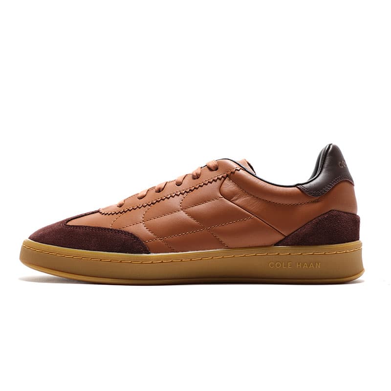 COLE HAAN/歌涵 Cole Haan Leather Low Top Sneakers Brown