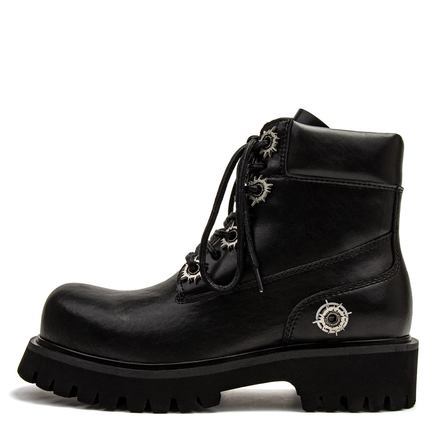 1997K Thick Sole Short Martin Boots Black
