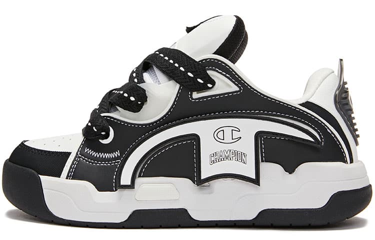 Champion Essentials Low Black White