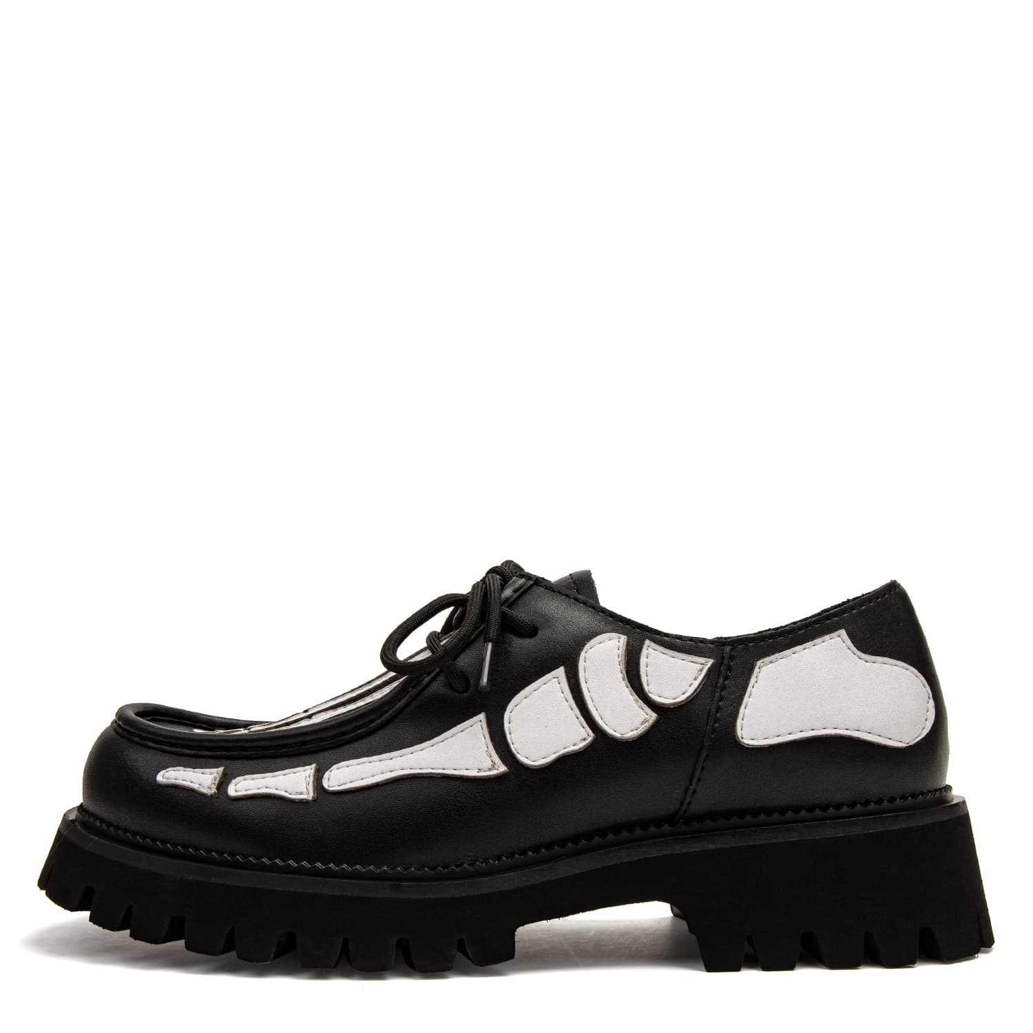 1997K Derby Leather Platform Sneakers Black