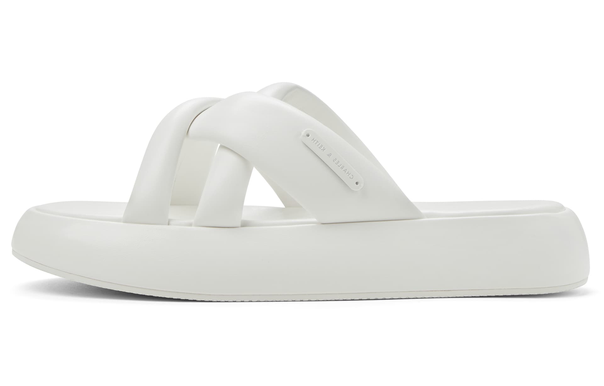 CHARLES&KEITH CHARLESKEITH ck 3.5cm WhiteBlackButterDenim Blue