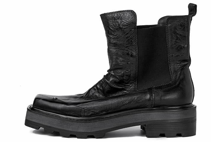 幻象者 Huànxiàngzhě Chelsea Boots Black
