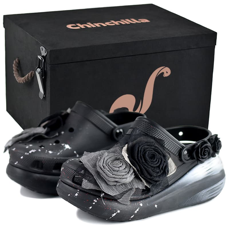 Crocs Classic Clog Black Silver