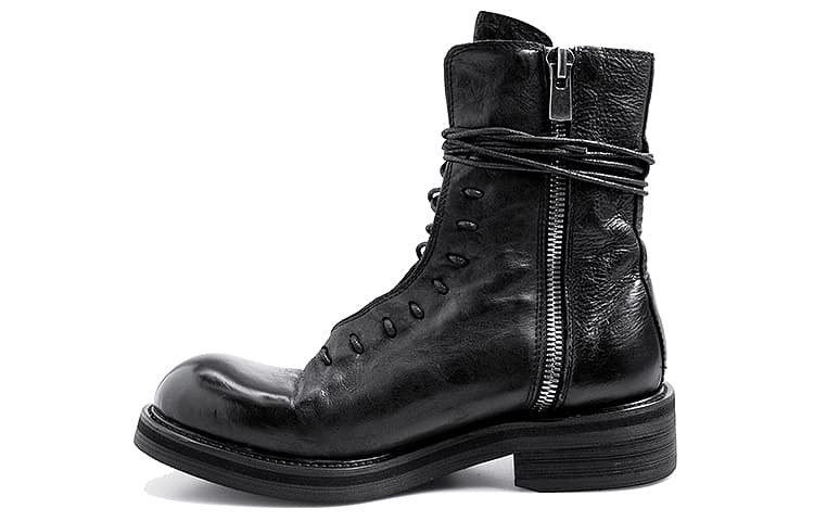 幻象者 Huanzhe High Top Leather Boots