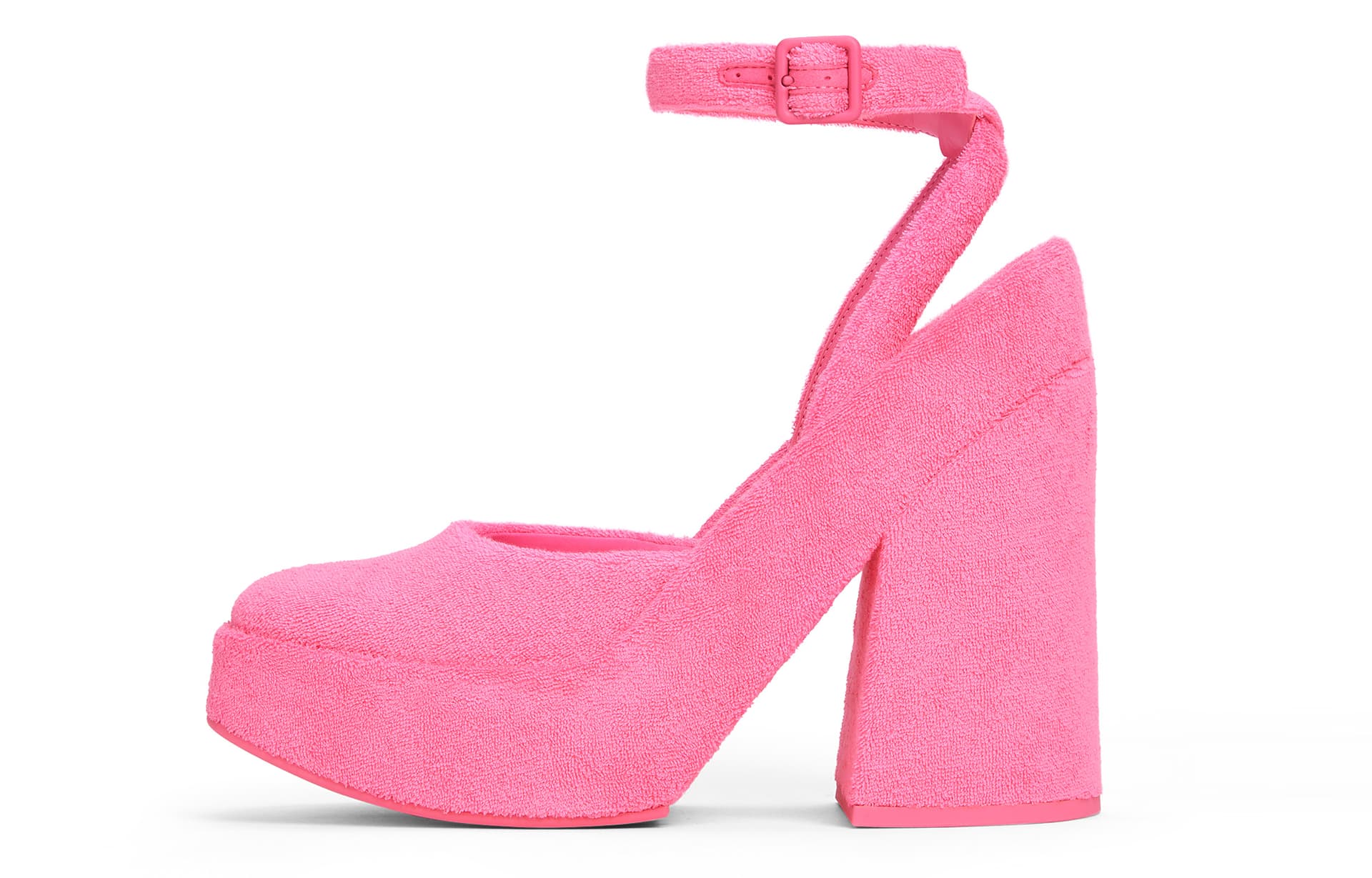 CHARLES&KEITH Textured Block Heel Pumps