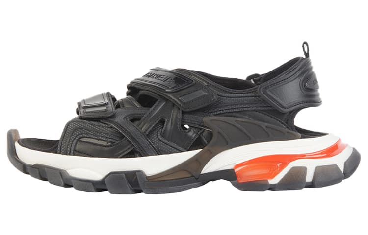 Balenciaga Track 2.0 Open-Toe Sandals Black