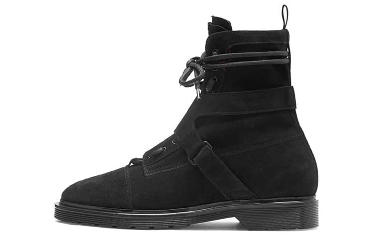 REPRESENT Black Suede Mid Boots