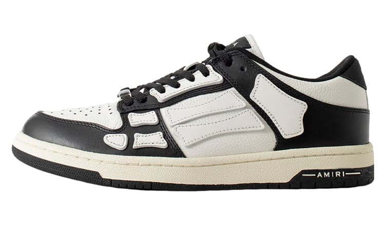 AMIRI Skel-Top Low Black White