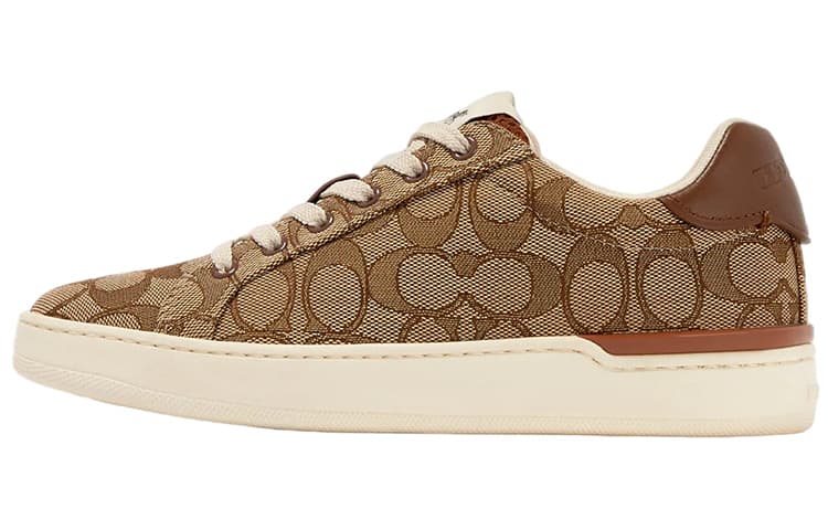 COACH/蔻驰 COACH Clip Classic Low Top Sneaker Khaki