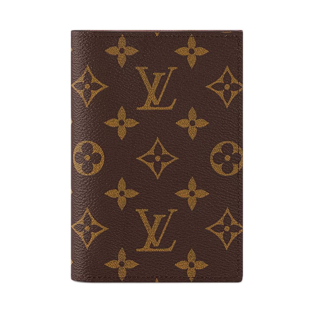 LOUIS VUITTON/路易威登 Louis Vuitton Canvas Passport Holder Brown