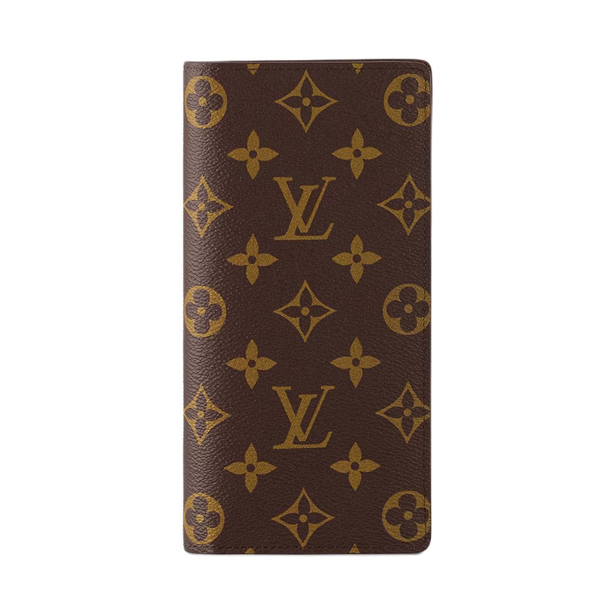 LOUIS VUITTON/路易威登 Louis Vuitton Brazza Classic Monogram Canvas Wallet Brown